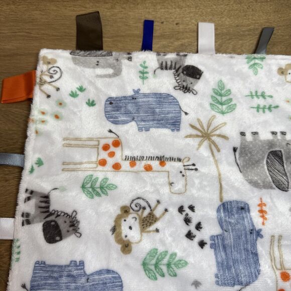 Lot 2 Carters Sloth Lovey Taggie Blankie Security Plush Baby Toy infant crib - Picture 10 of 13